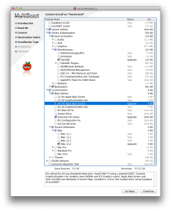 Multibeast Selected Options