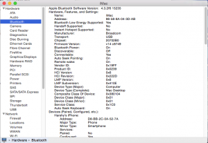 Bluetooth should now show the adaptor and it's settings.